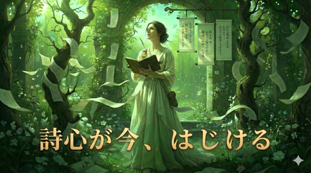 詩心が今、はじける