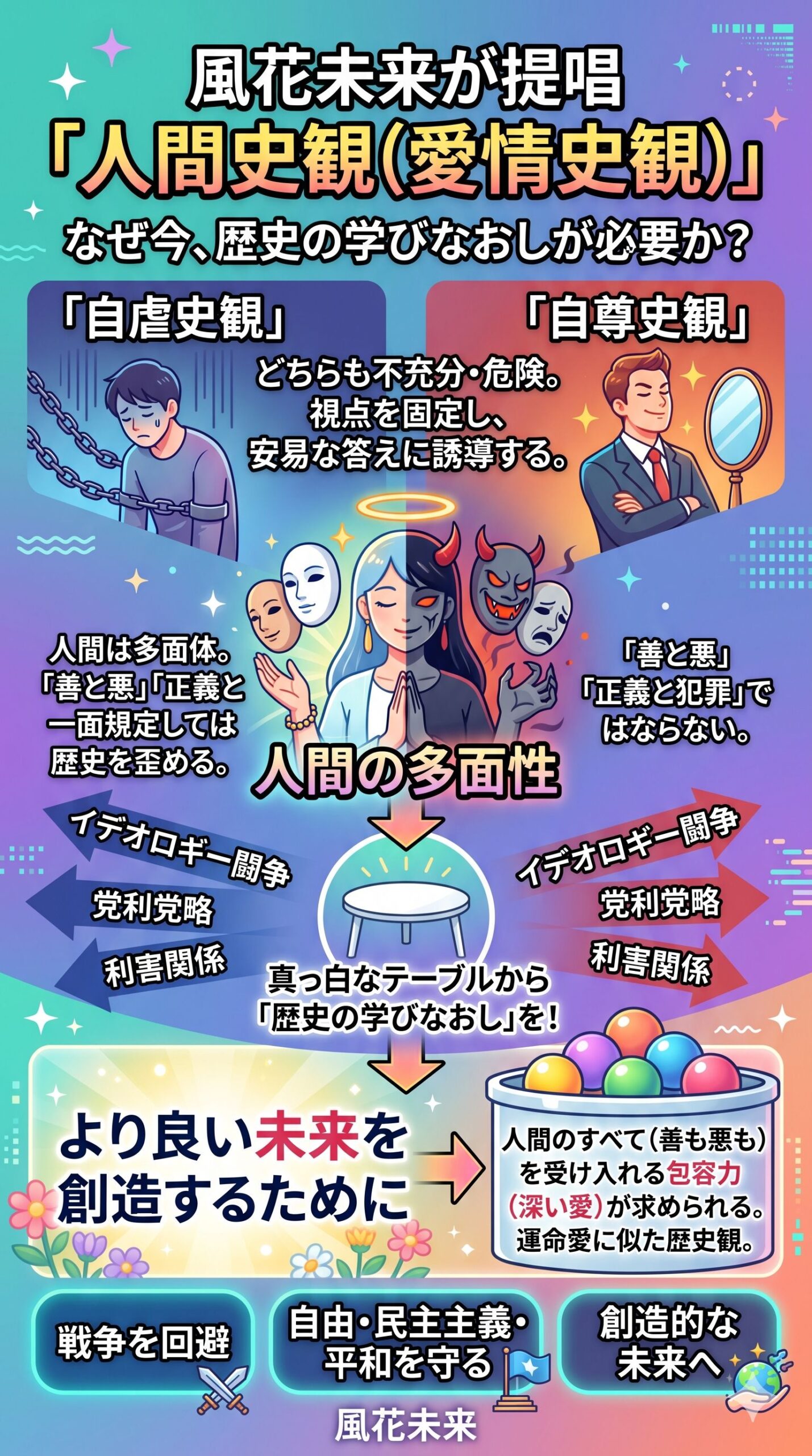 人間史観・愛情史観スライド
