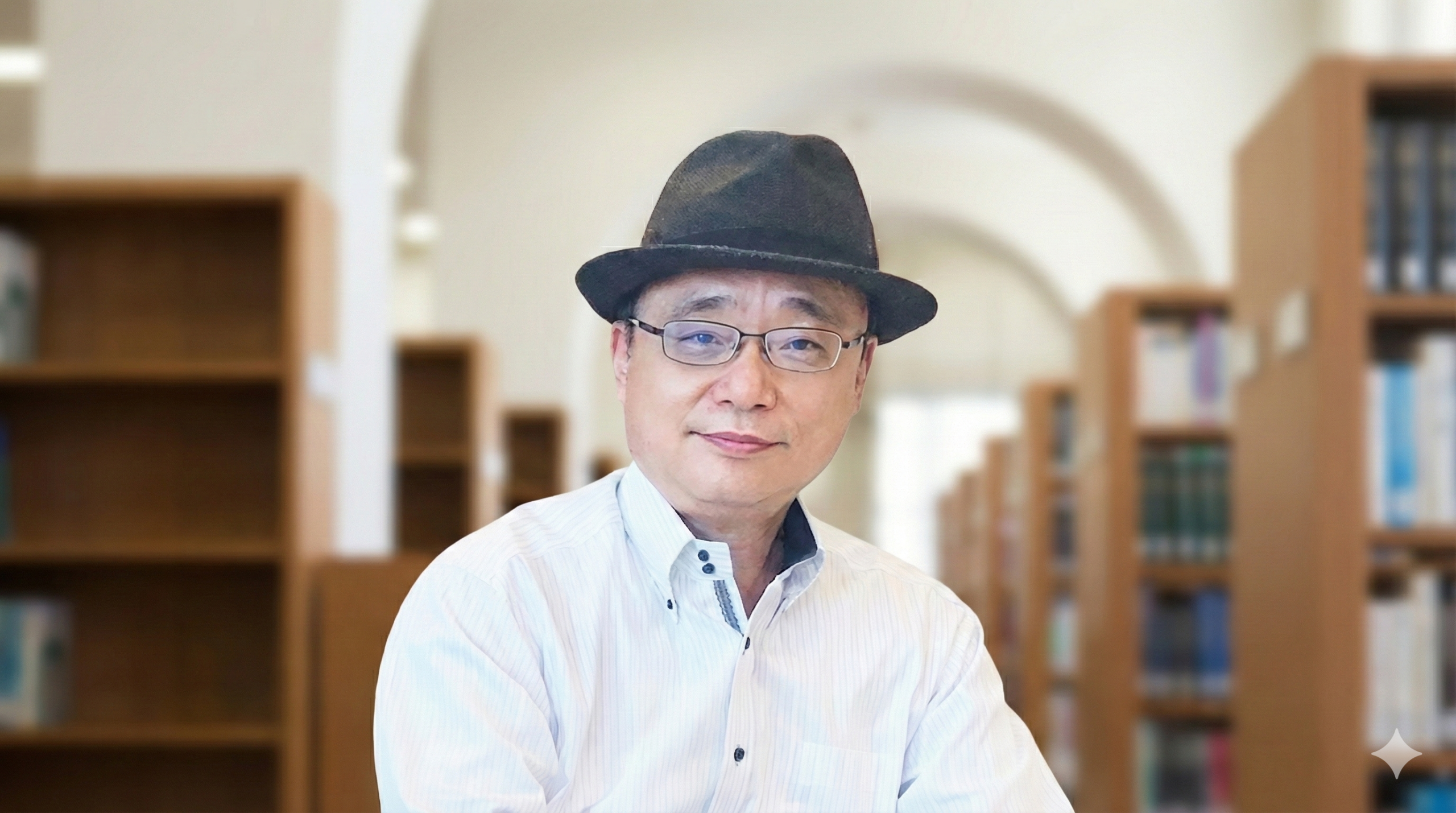 風花まどか大学の学長である、風花未来の肖像