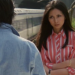 映画「動脈列島」。梶芽衣子の目力(めぢから)に圧倒された。