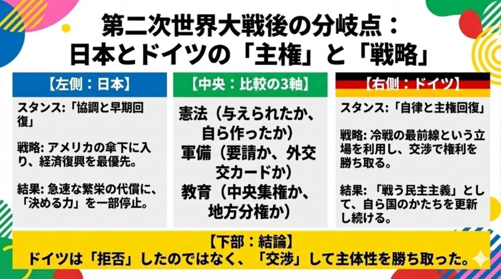 日本とドイツの戦後の違い
