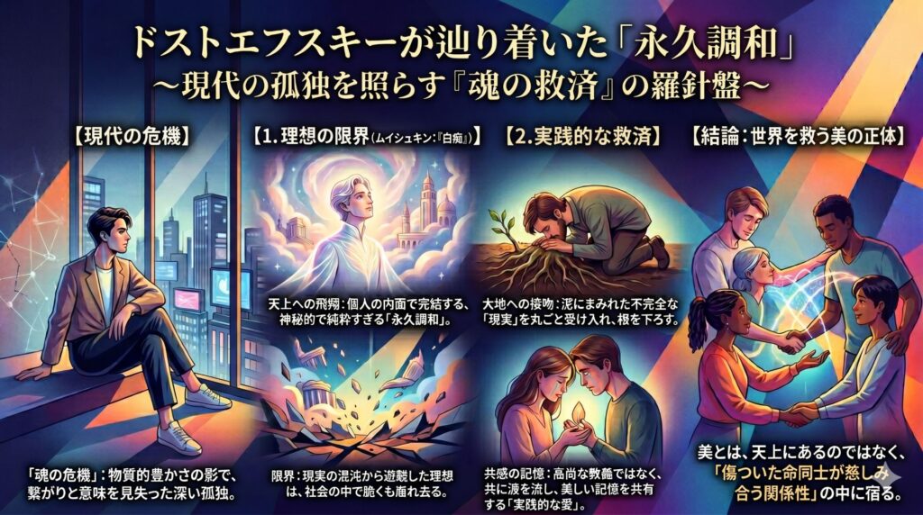 ドストエフスキー「永久調和」のスライド画像